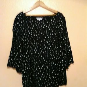 Croft & Barrow XXL Polka dot blouse